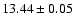 $13.44 \pm 0.05$