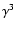 $\gamma^3$