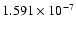 $1.591\times10^{-7}$