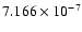 $7.166\times10^{-7}$