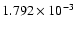 $1.792\times10^{-3}$