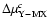 $\Delta \mu _{\rm Y-MX}^{c }$