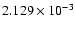 $2.129\times10^{-3}$