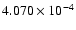 $4.070\times10^{-4}$