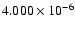 $4.000\times10^{-6 }$