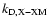 $k_{\rm D,X-XM}$