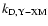 $k_{\rm D,Y-XM }$