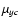 $\mu_{yc}$