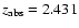 $z_{\rm abs} = 2.431$