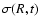 $\sigma(R,t)$