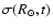 $\sigma(R_{\odot},t)$