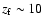 $z_{\rm f} \sim 10$