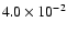 $4.0\times 10^{-2}$