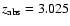 $z_{\rm abs} = 3.025$