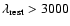 $\lambda_{\rm rest} > 3000$