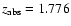 $z_{\rm abs} = 1.776$