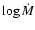 $\log{\dot{\it {M}}}$