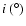 $i~(^{\circ})$