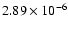 $2.89\times10^{-6}$