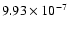 $9.93\times10^{-7}$