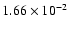 $1.66\times 10^{-2}$