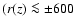 $({\it r}({\it z})
\la \pm600$