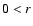 $0 < {\it r}$