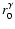 $r_0^\gamma $