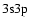 $\rm 3s3p$
