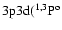 $\rm 3p3d (^{1,3}P^o$