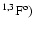 $\rm ^{1,3}F^o)$