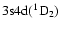 $\rm 3s4d(^1D_2)$
