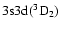 $\rm 3s3d(^3D_2)$