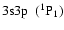 $\rm 3s3p~~(^1P_1)$