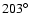 $203\hbox{$^\circ$ }$