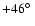$+46\hbox{$^\circ$ }$