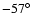 $-57\hbox{$^\circ$ }$