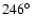$246\hbox{$^\circ$ }$