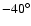 $-40^\circ$