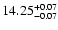 $\rm 14.25^{+0.07}_{-0.07}$