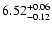 $\rm 6.52^{+0.06}_{-0.12}$