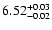 $\rm 6.52^{+0.03}_{-0.02}$