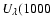 $U_{\lambda}(1000~$