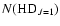 $N({\rm HD}_{J=1})$