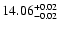 $\rm 14.06^{+0.02}_{-0.02}$