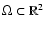 $\Omega\subset \mathbb{R}^2$
