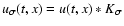 $u_\sigma(t,x)=u(t,x)\ast K_\sigma$