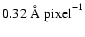${\rm0.32\;\AA\;pixel}^{-1}$