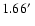 $ 1.66\hbox{$^\prime$ }$