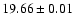 $19.66\pm0.01$